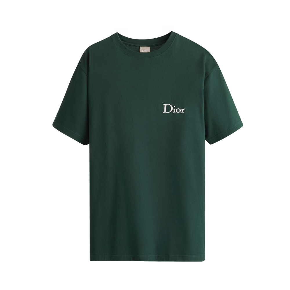 T-Shirt with Dior Embroidery, Relaxed Fit