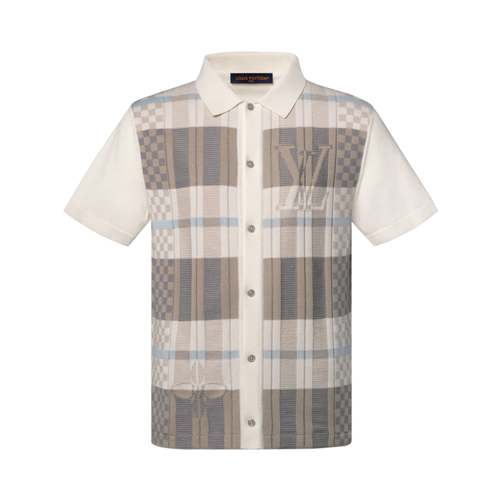 Graphic Jacquard Short-Sleeved Shirt