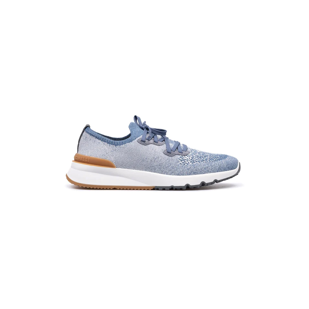Perforated-Detail Low-Top Sneakers