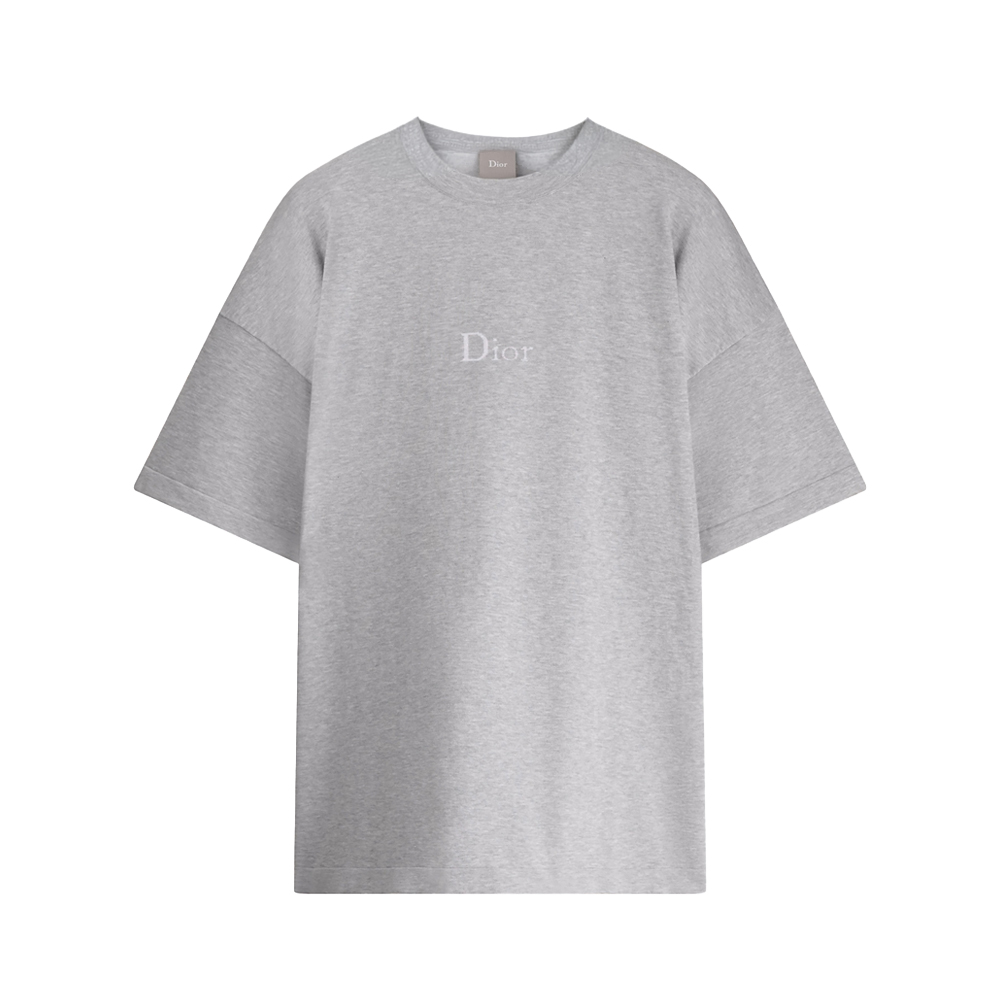T-Shirt with Signature, Oversized Fit