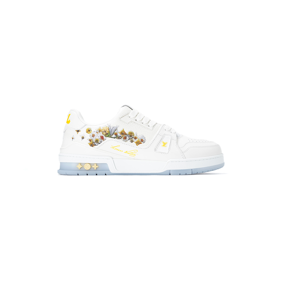 LV Trainers Floral Motif
