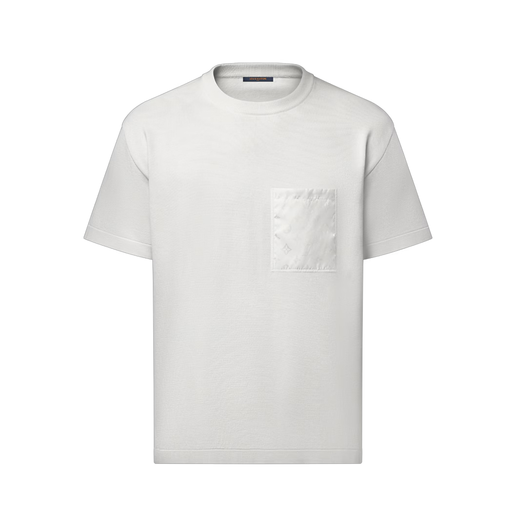T-Shirt With Monogram Nylon Details
