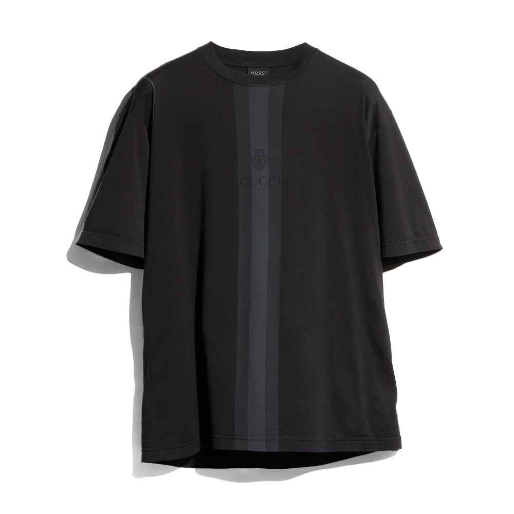 Cotton T-Shirt With Muted Web