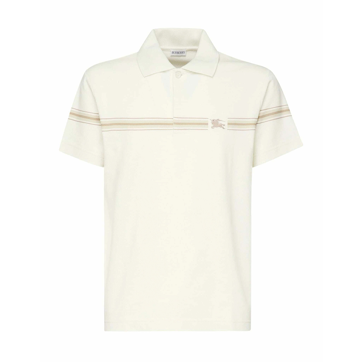 Striped Cotton Polo Shirt