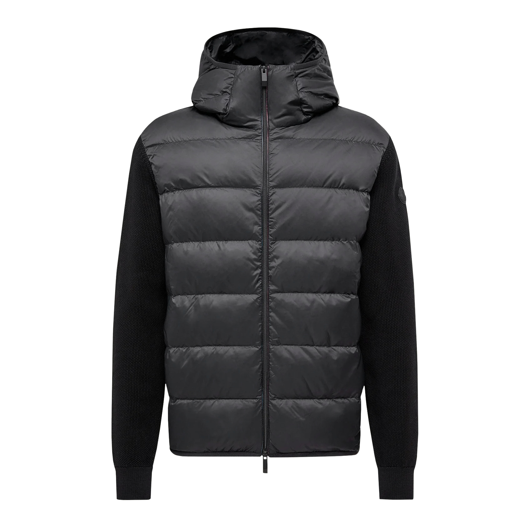 Padded Cotton Zip-Up Hoodie
