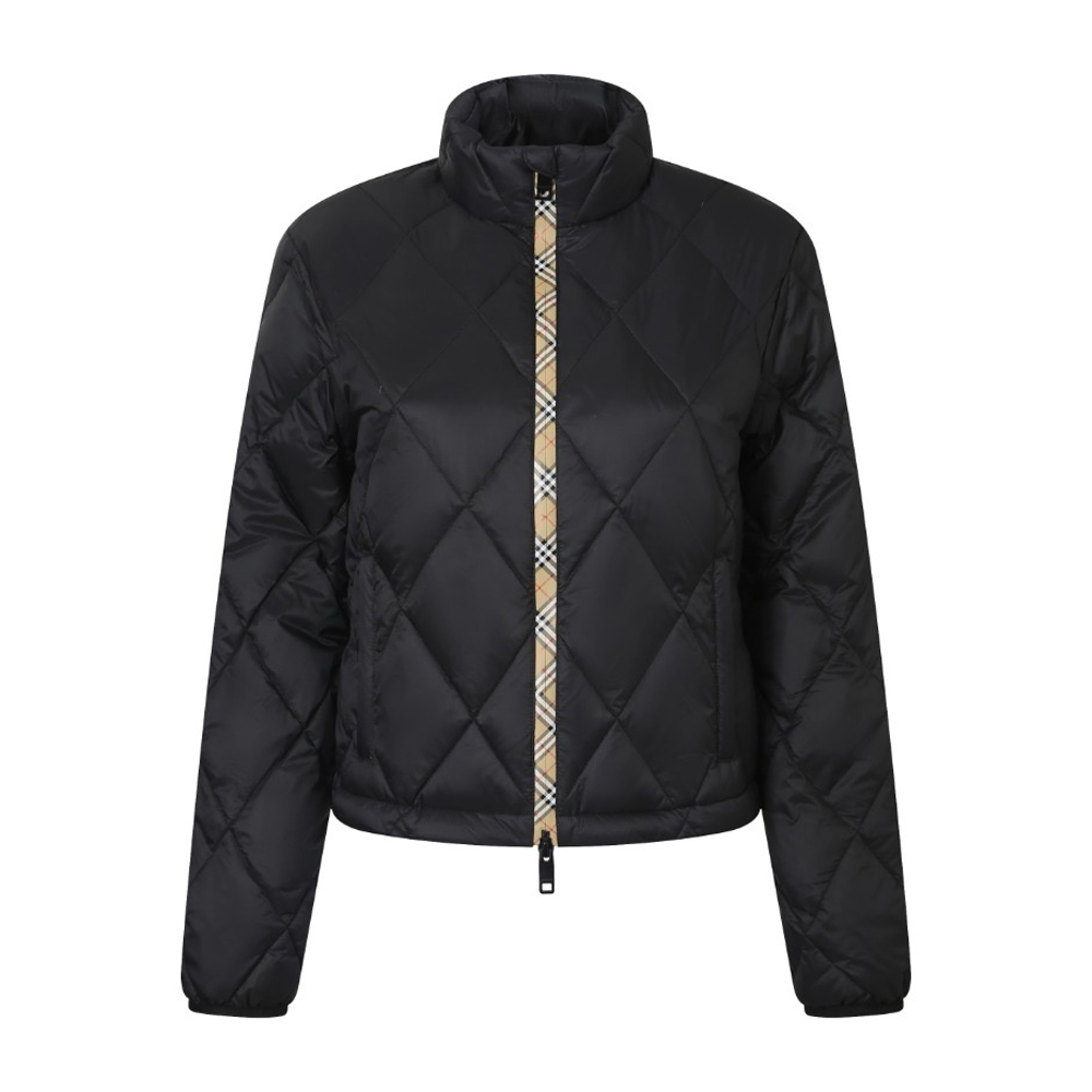 Check Quilted Puffer Jacket