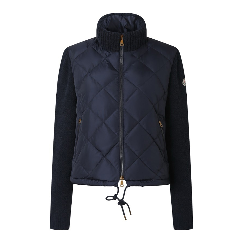 Diamond-Quilted Padded Jacket