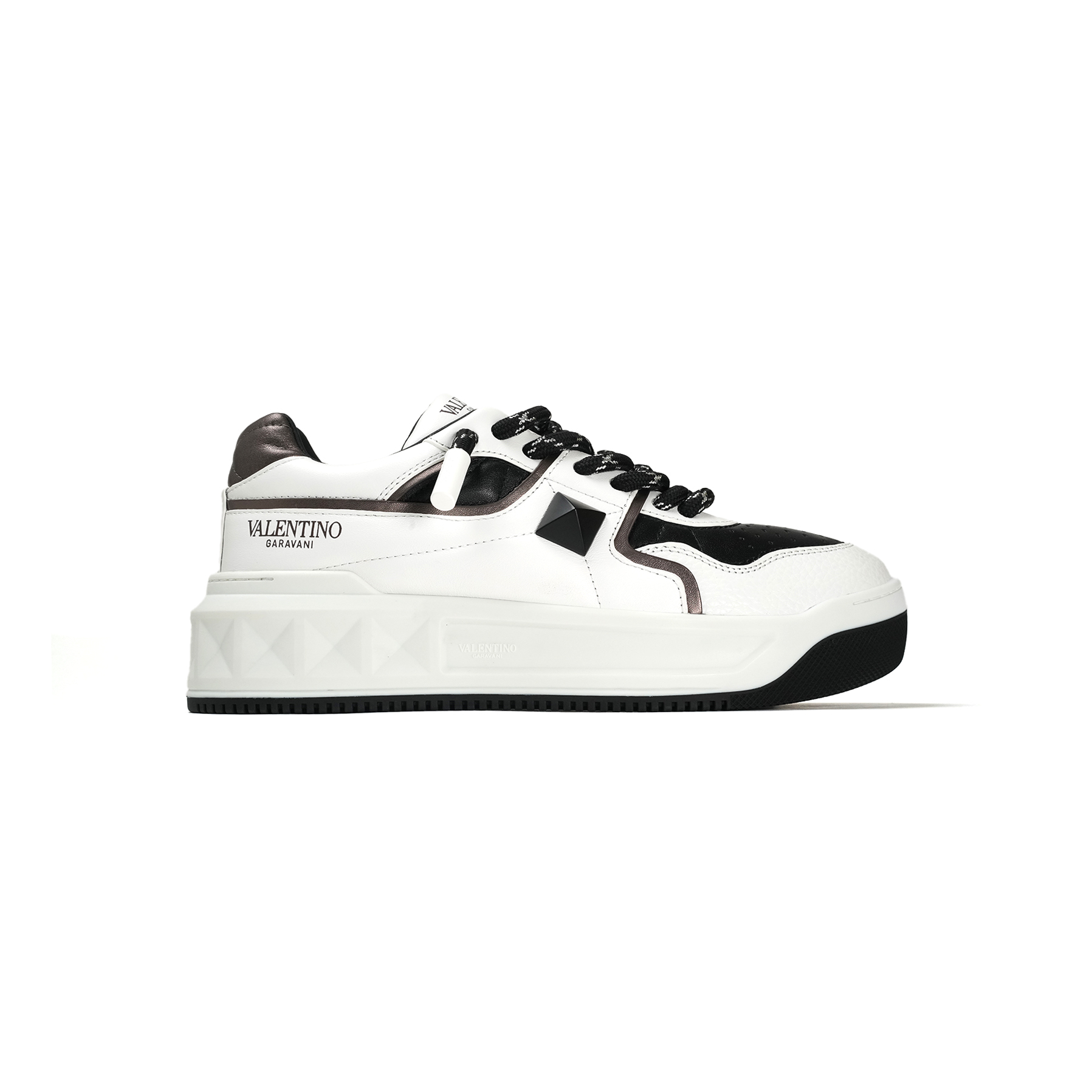 One Stud XL Nappa Leather Low-Top Sneakers