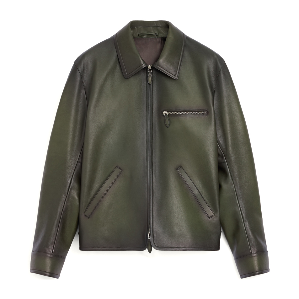 Leather Patina Un Jour Blouson