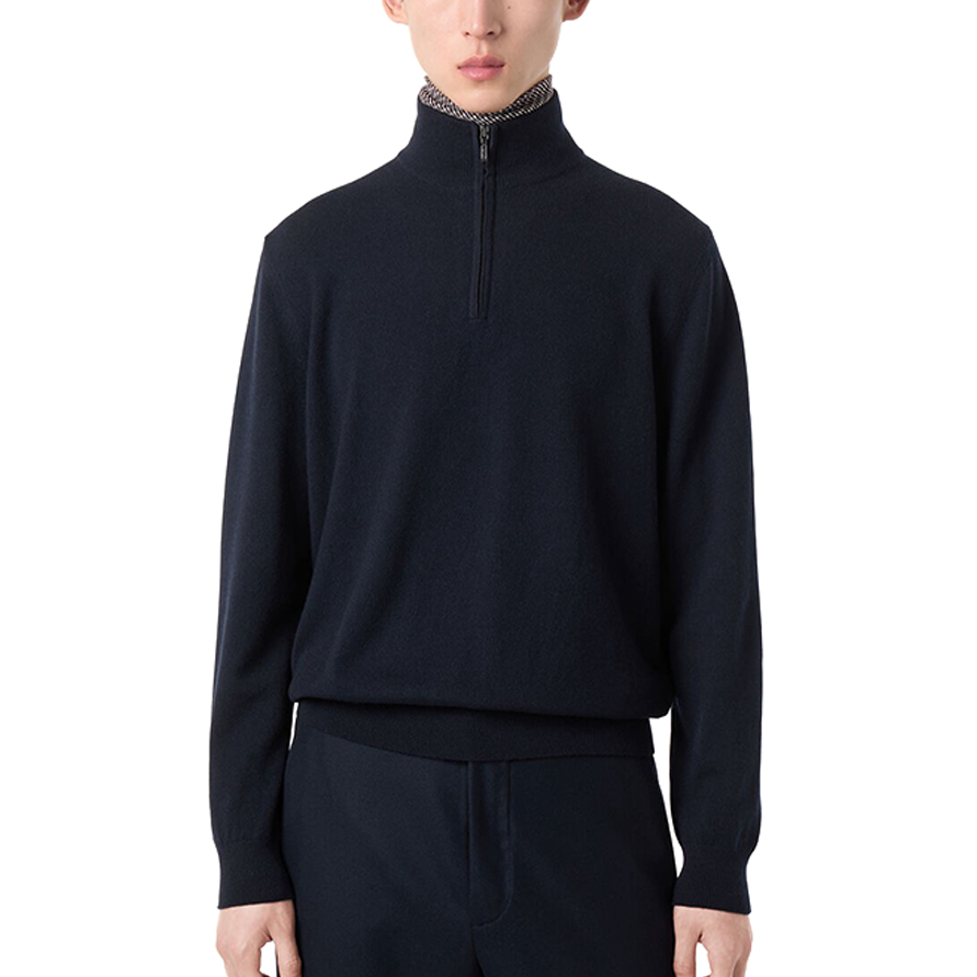 Cashmere Half-Zip Sweater