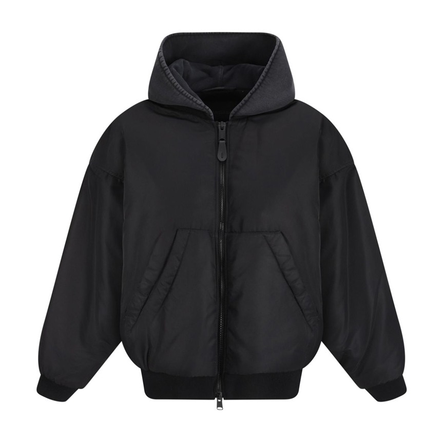 Hooded Bomber Jacket