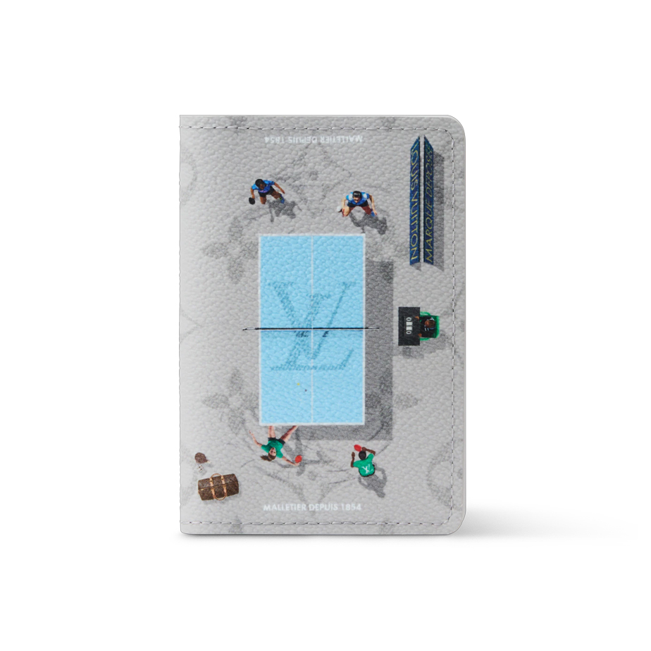 Pocket Organizer In Grey Monogram