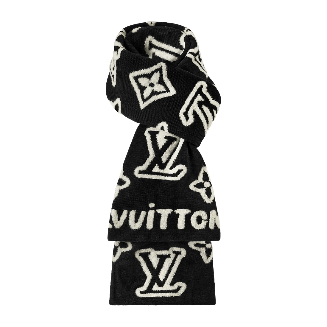 Monogram Hip Knitted Scarf