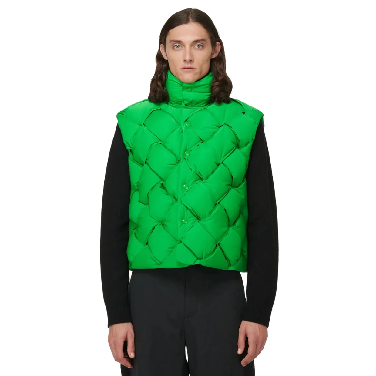  Intrecciato Padded Gilet