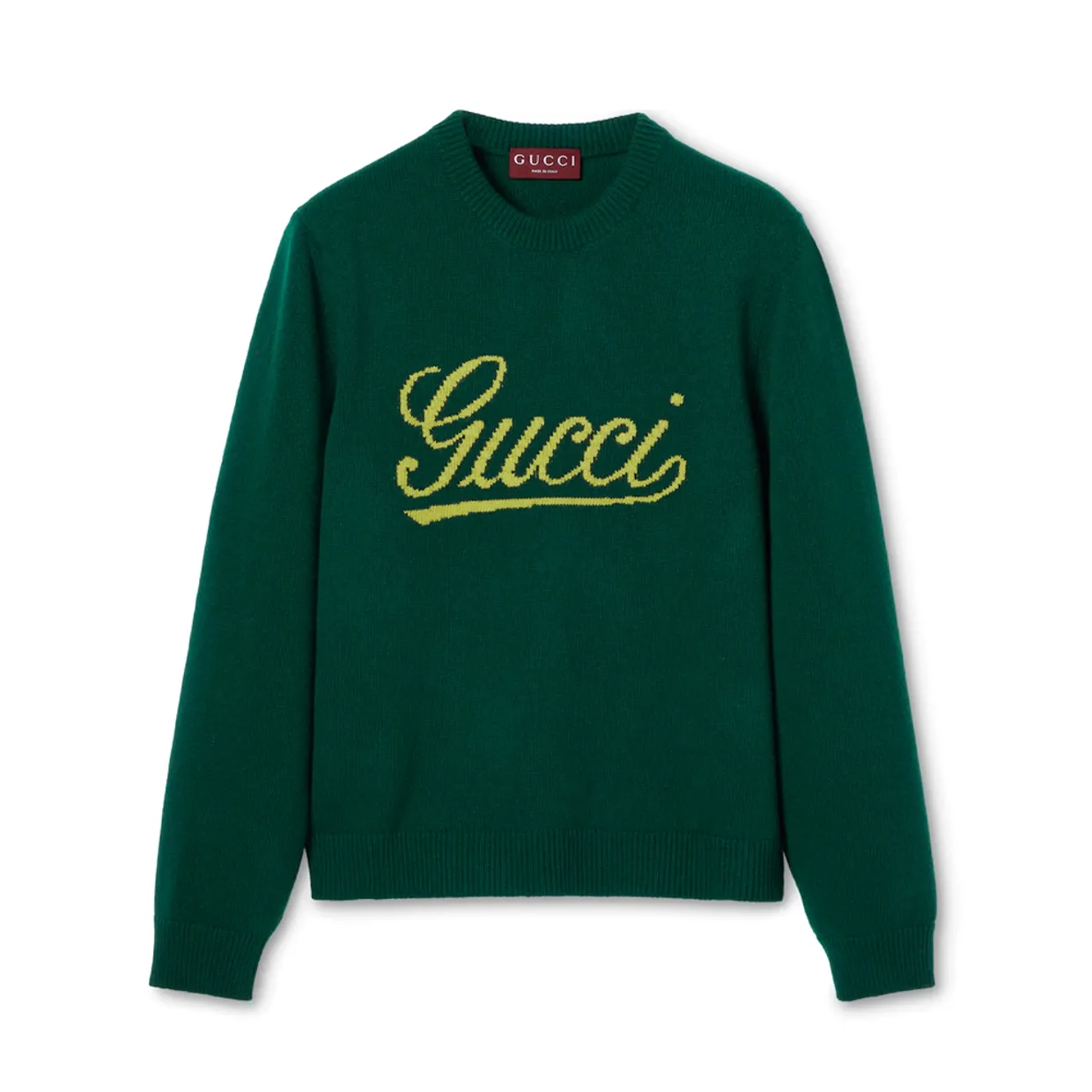 Knit Wool Jumper With Intarsia