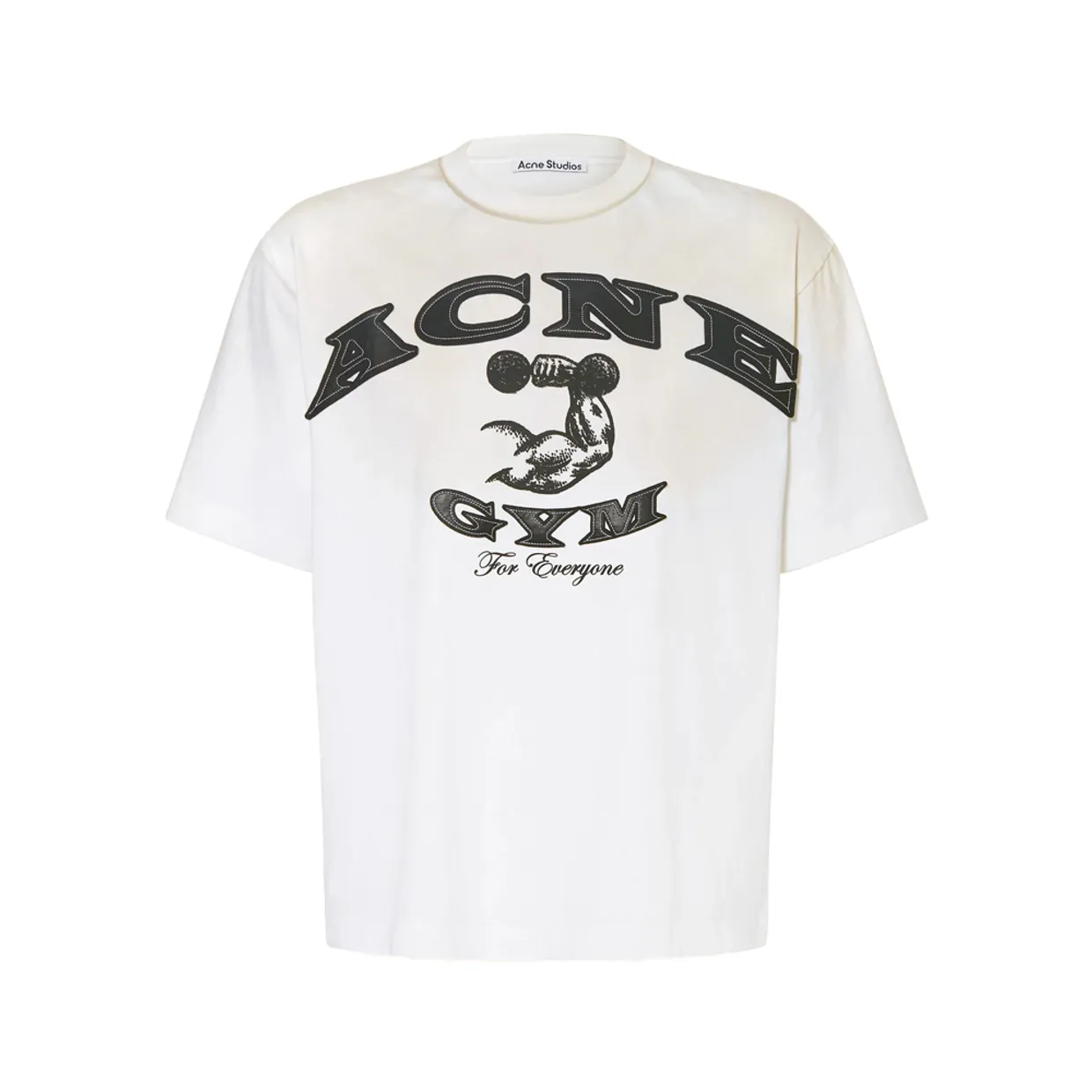 Layered Gym Logo Cotton T-Shirt