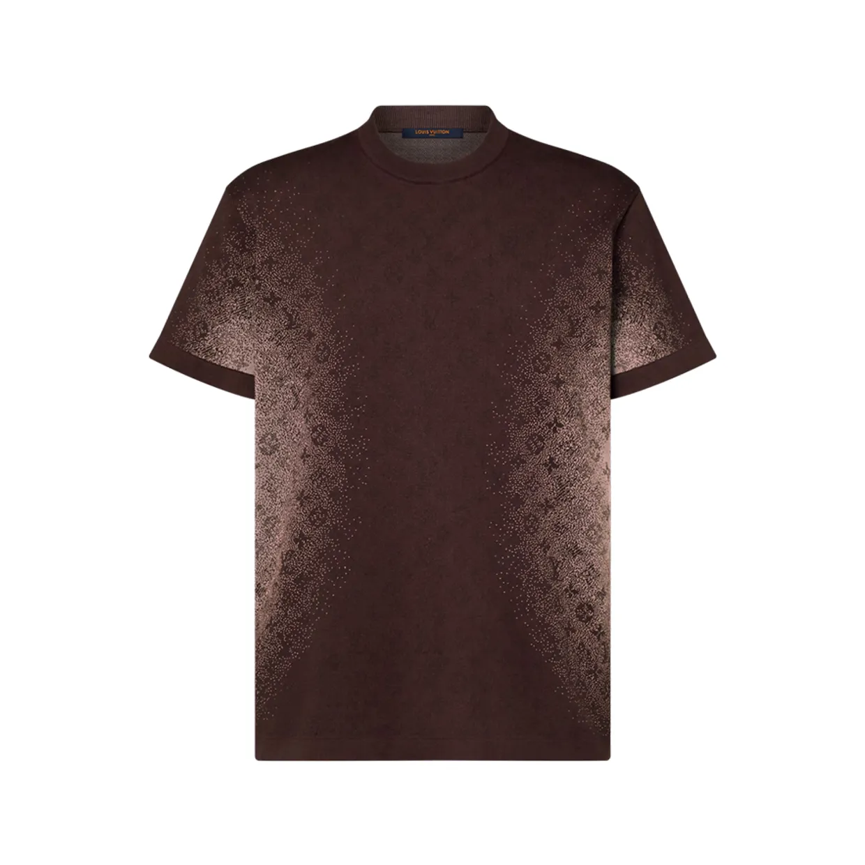 Monogram Jacquard Short-Sleeved Crewneck