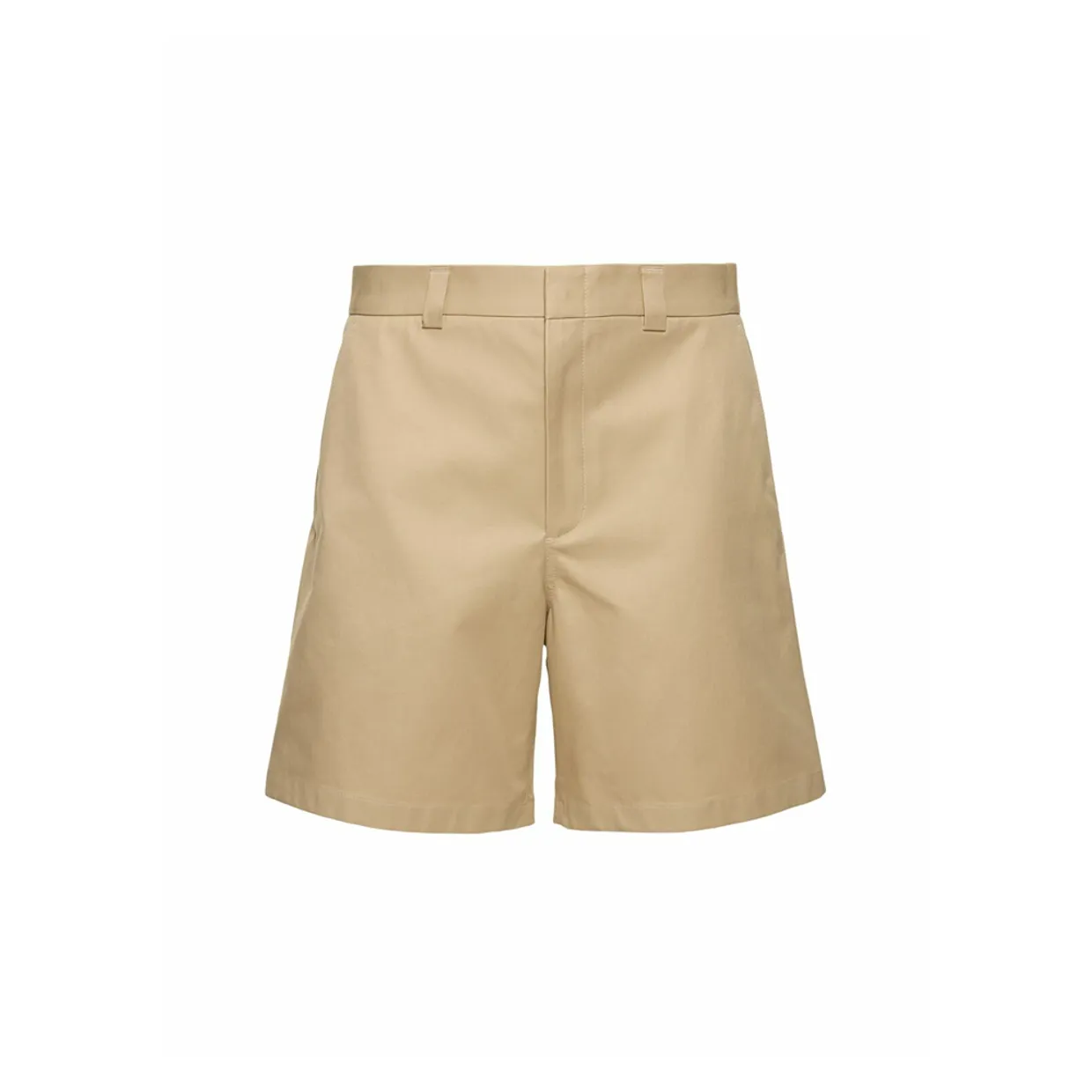 Compact Cotton Twill Shorts