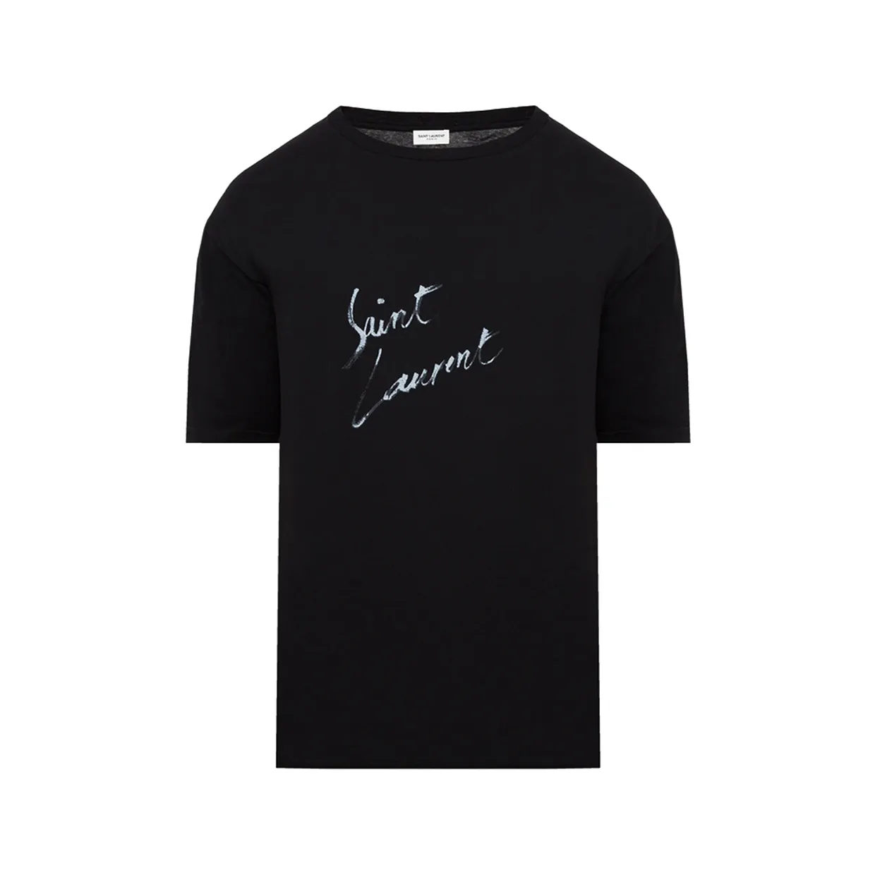 Black Signature Logo Printed T-Shirt