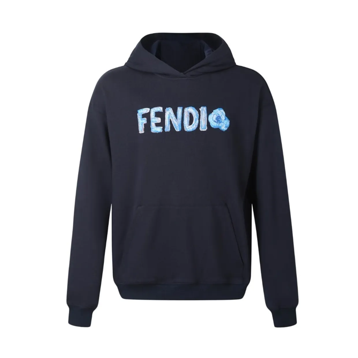 Lunar New Year Dark Blue Cotton Sweatshirt