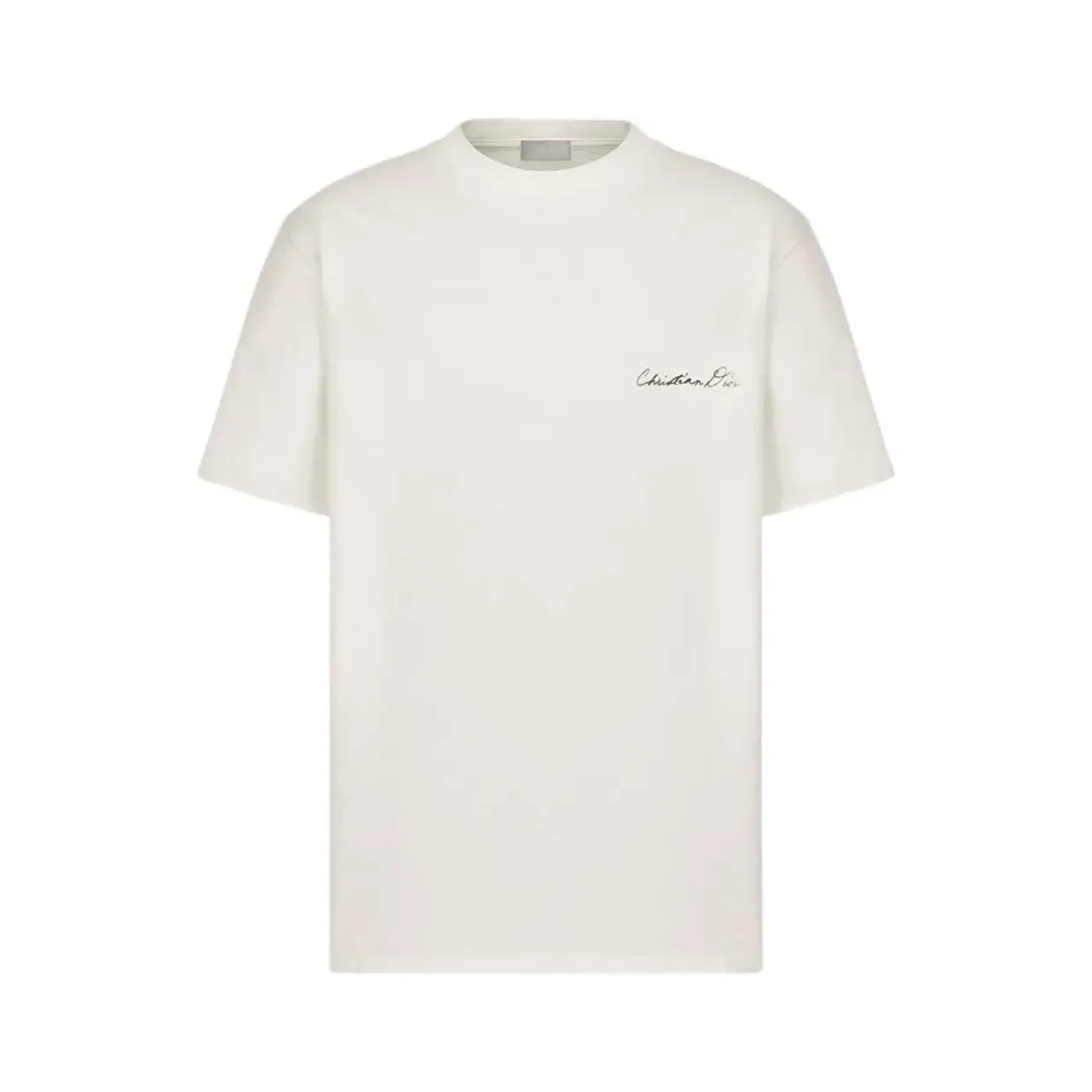 Loose Fit Plant Print Crewneck Tee