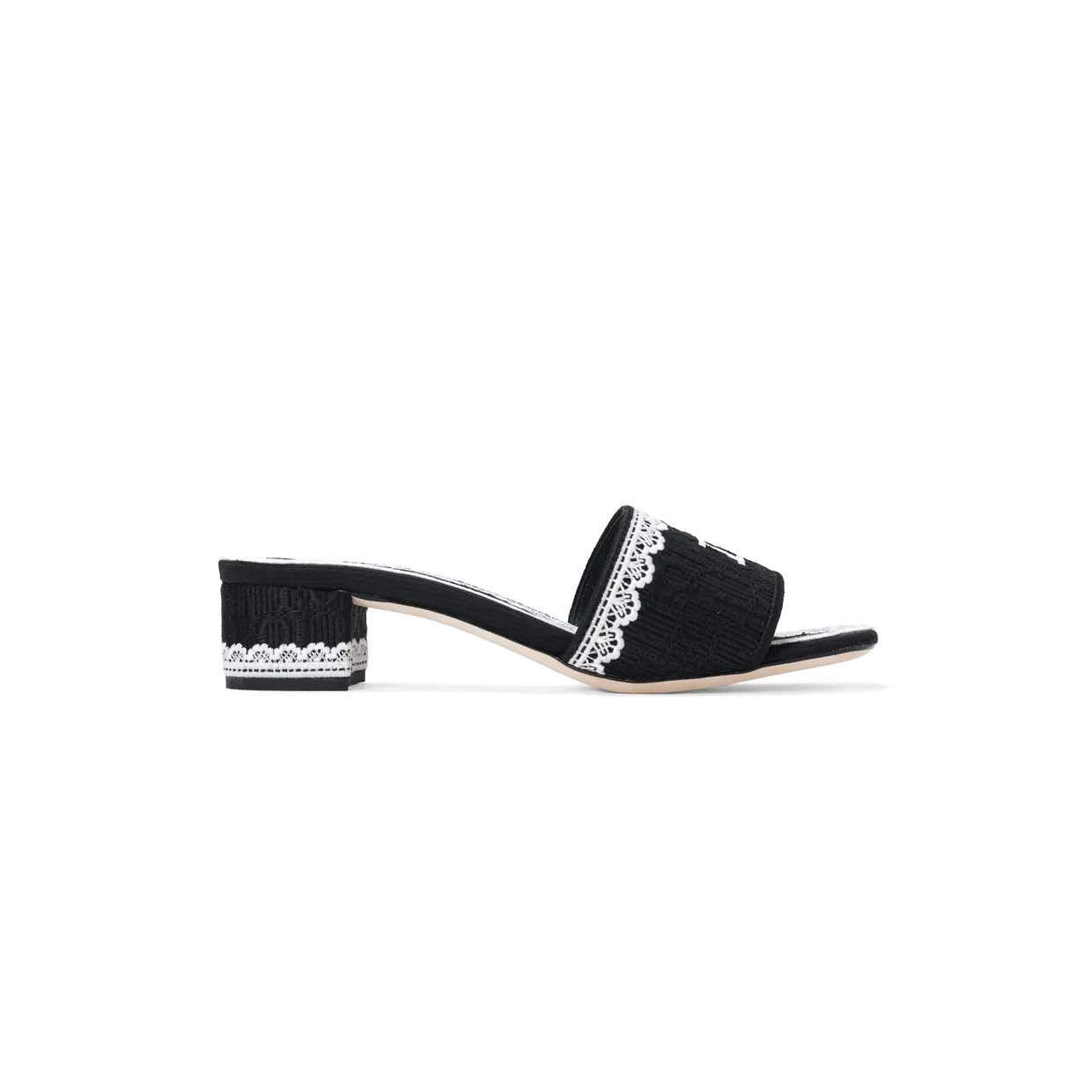 Dentelle Heeled Slide