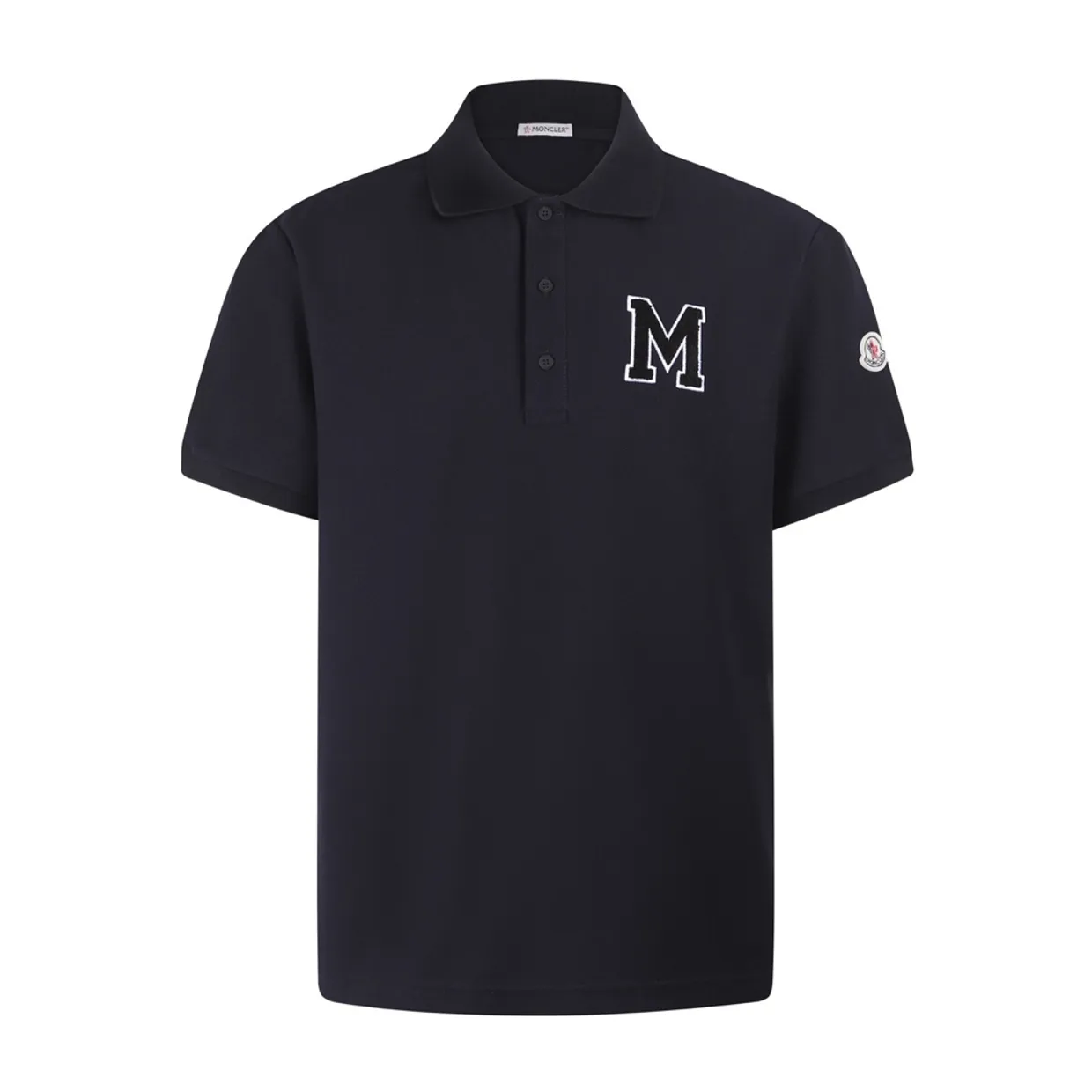 Monogram Cotton Piquet Polo Shirt
