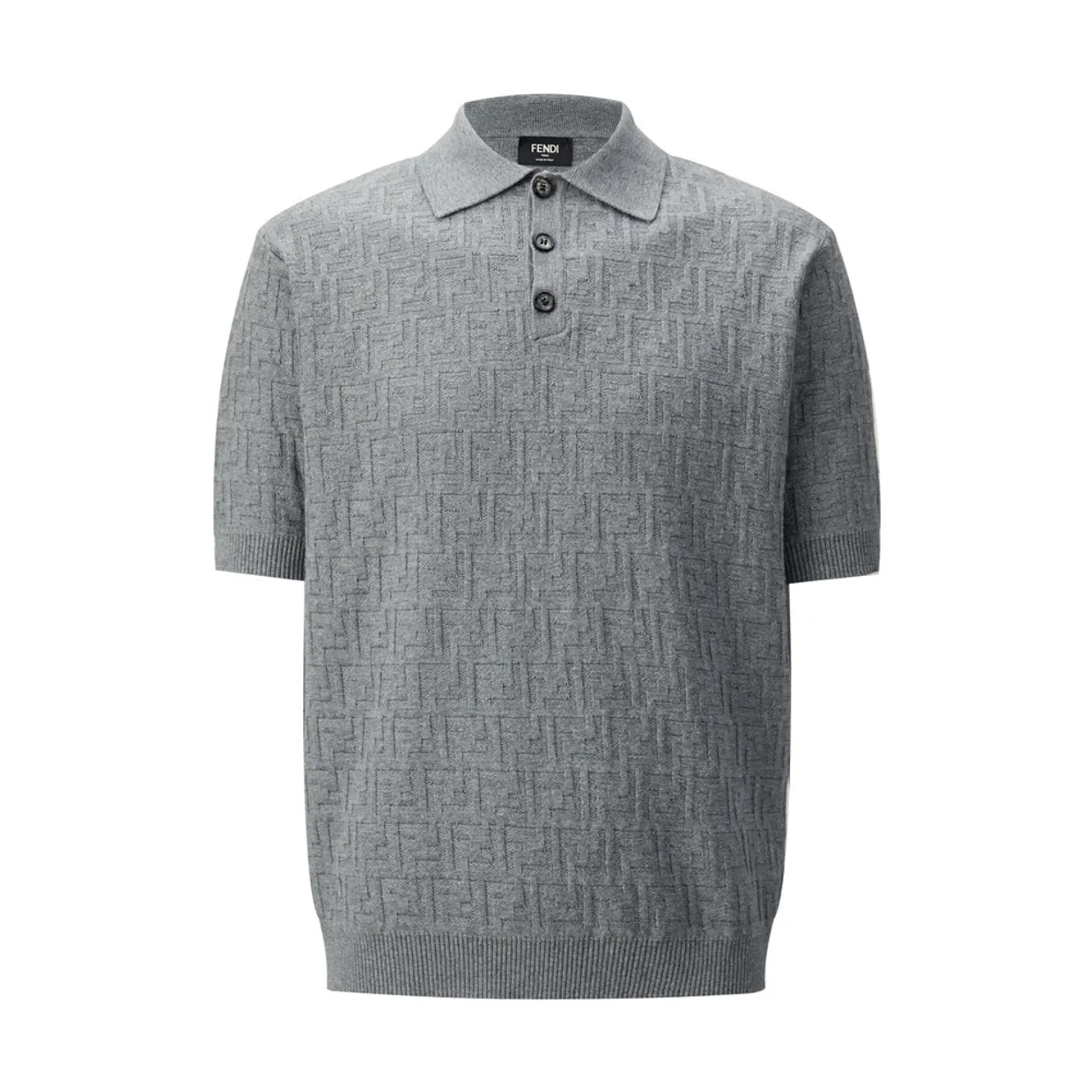 Lunar New Year Grey FF Cotton Polo Shirt
