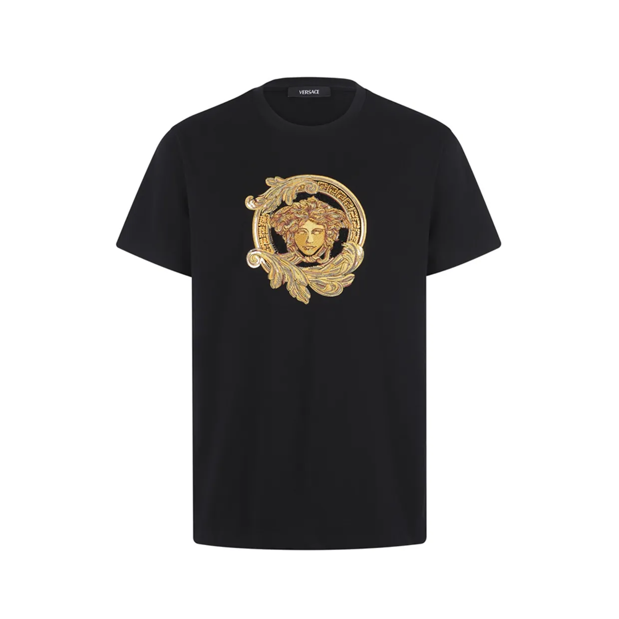 Embroidered Cotton-Jersey Slim T-Shirt