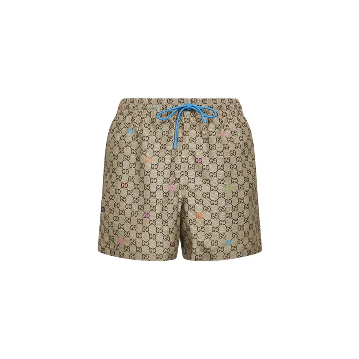 GG Supreme-Print Swim Shorts