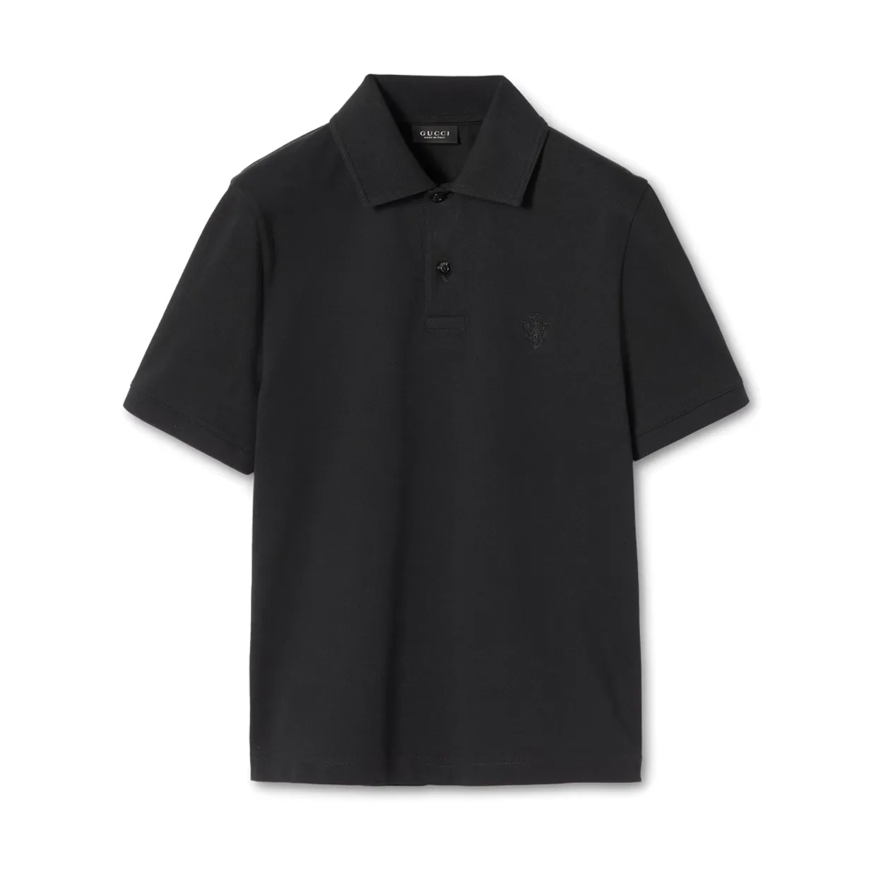 Cotton Piquet Polo Shirt With Embroidery