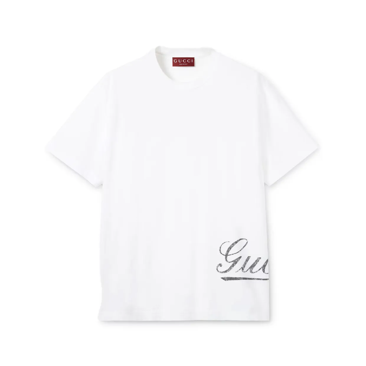 Cotton Jersey T-Shirt With Print 