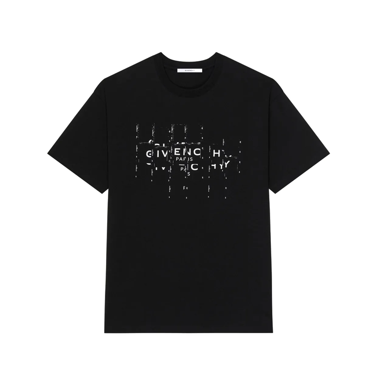 T-Shirt In Cotton With Photographic Negative Print