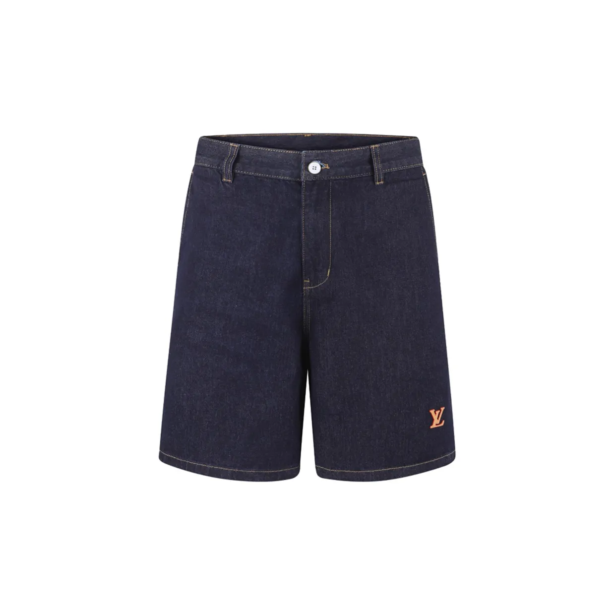 Tailored Denim Shorts