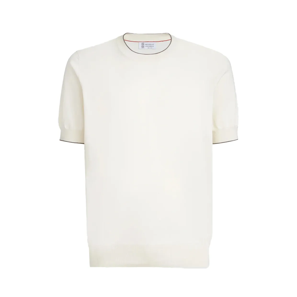 Ribbed Short-Sleeves T-Shirt