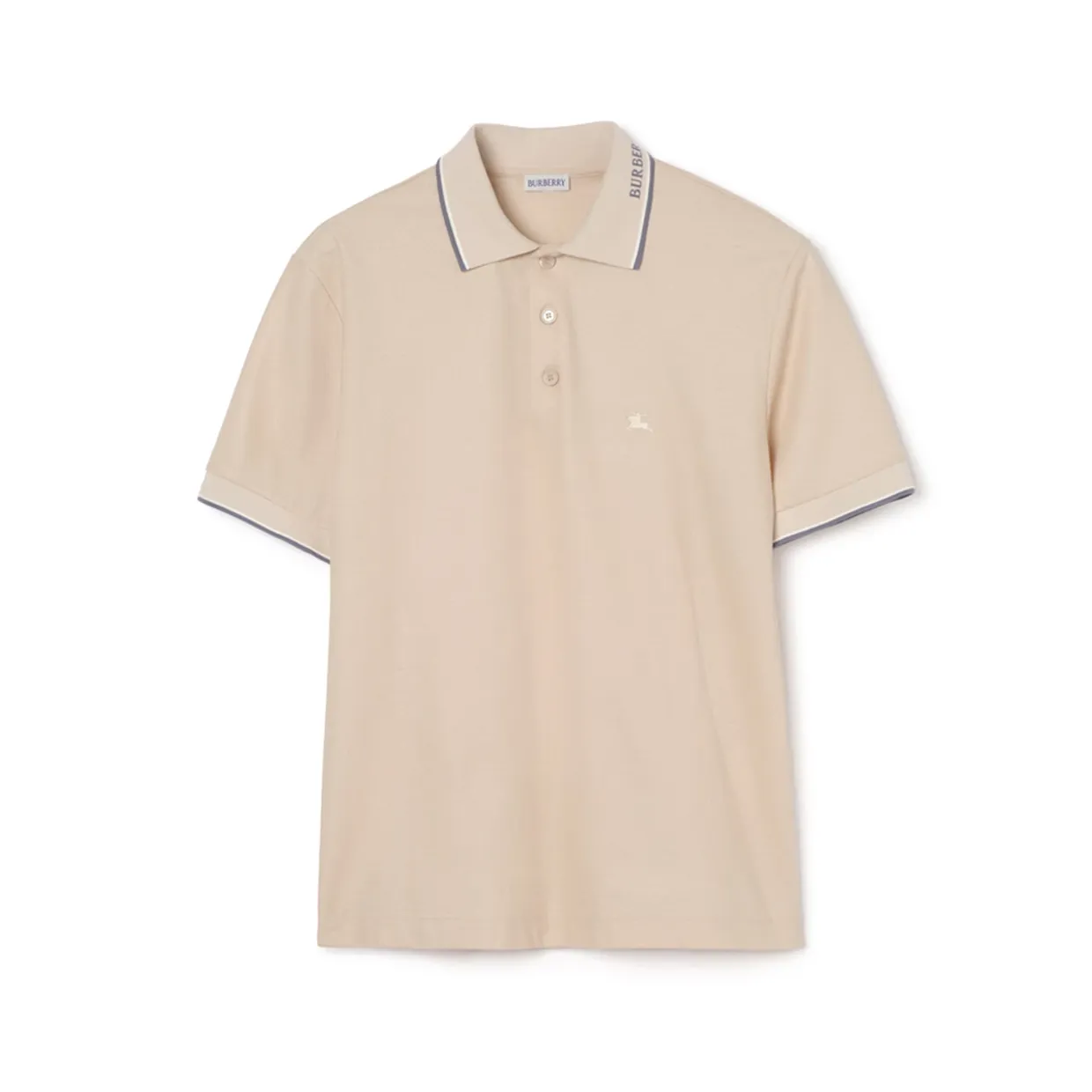Logo Collar Cotton Polo Shirt