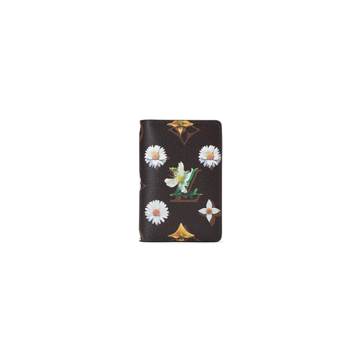 Pocket Organizer Flower Monogram