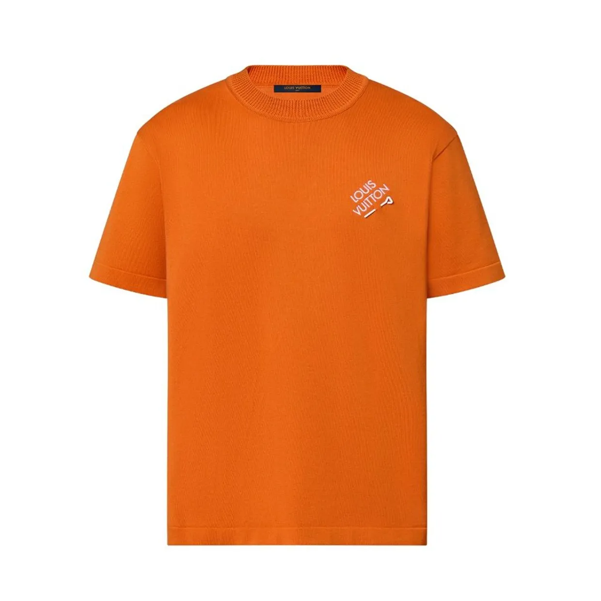 Embroidered Signature Short-Sleeved