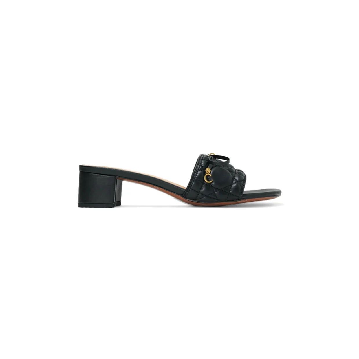 Cannage Heeled Slide