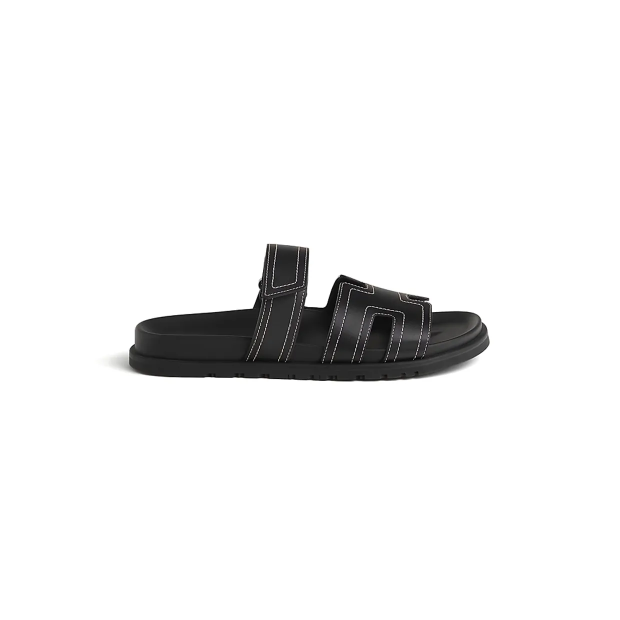 Chypre Sandals with Contrast Stitching