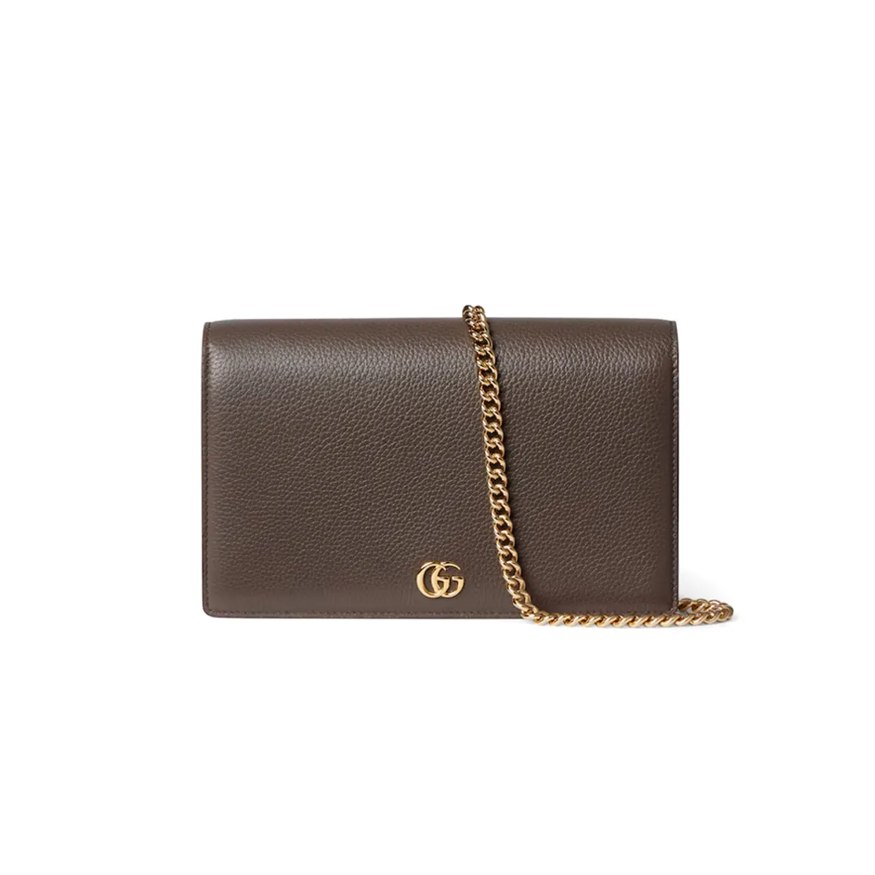 Bi-Colour GG Marmont Wallet On Chain