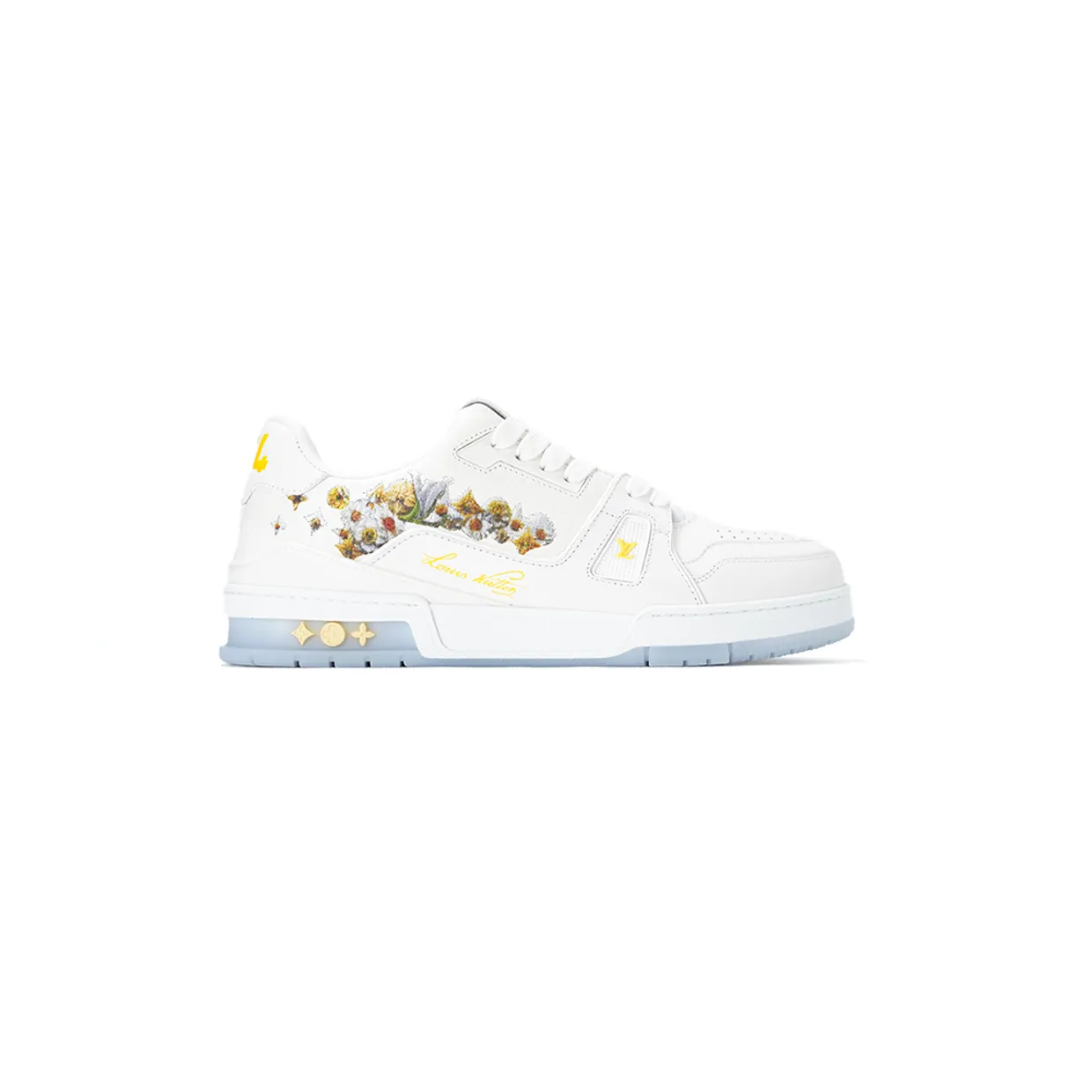 LV Trainers Floral Motif