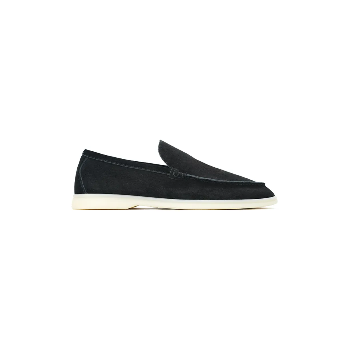 Summer Walk Black Loafers Suede