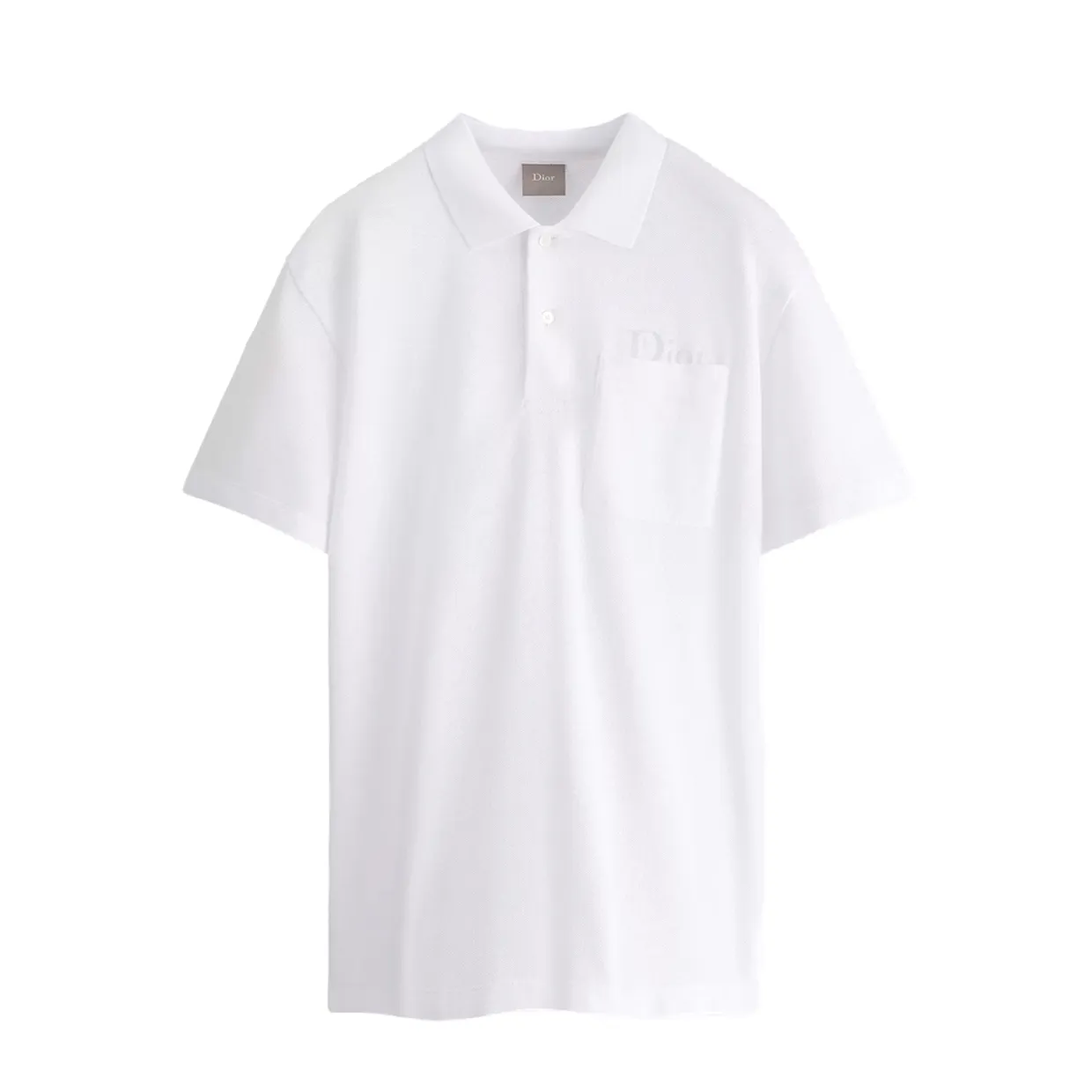 Polo Shirt with Embroidery, Relaxed Fit