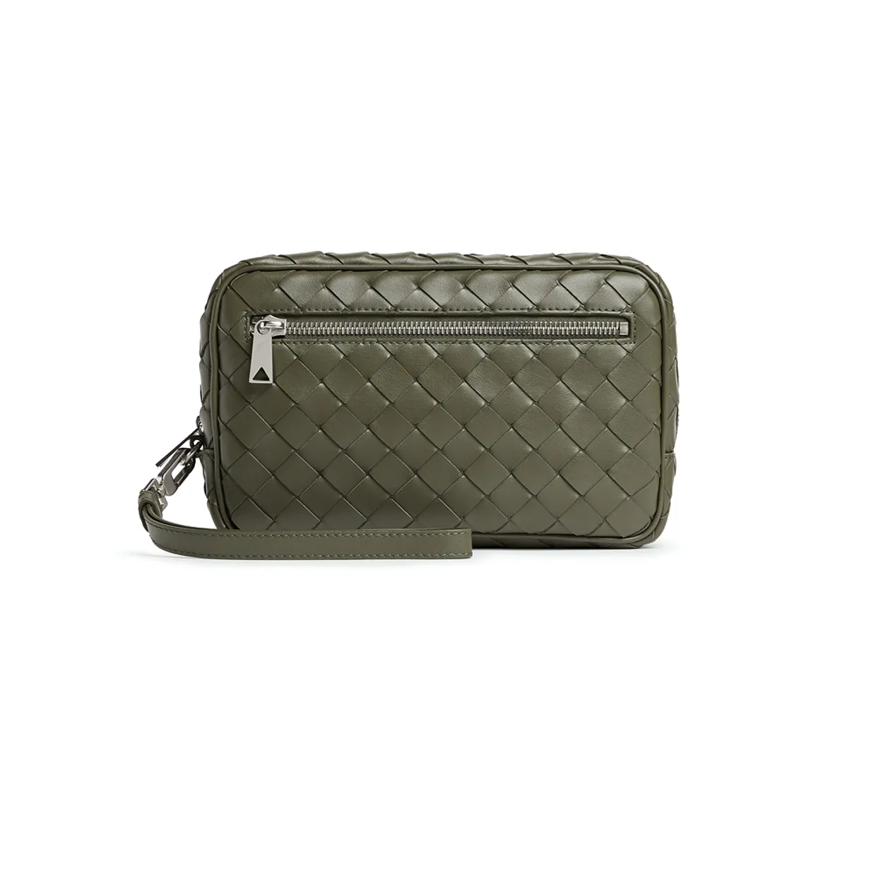 Intrecciato Small Pouch With Wristlet