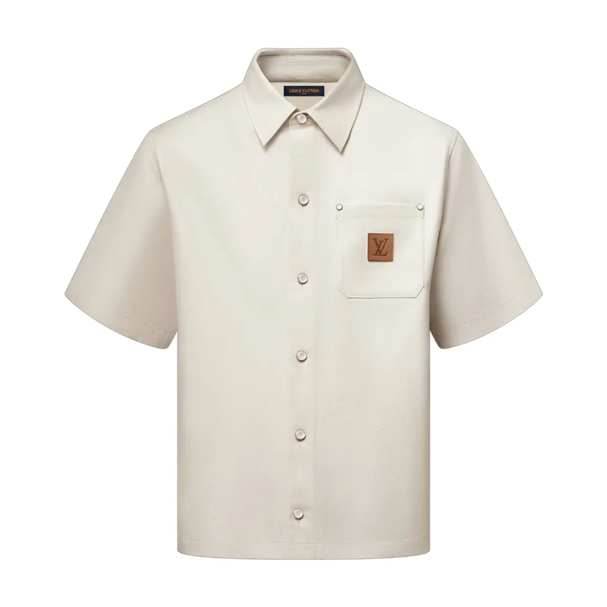 Silk-Blend Short-Sleeved Shirt