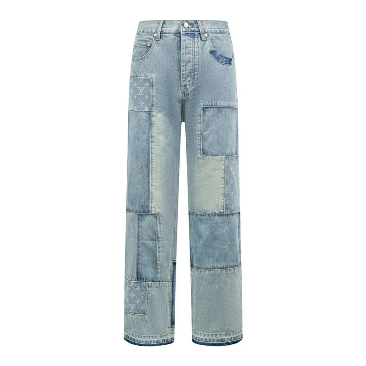 Signature Patchwork Denim Pants