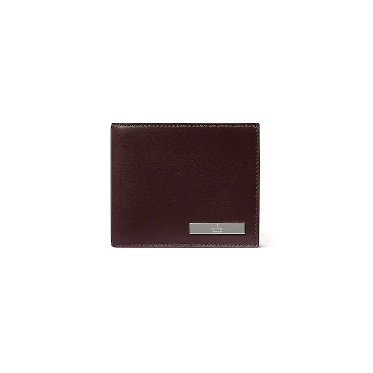 Bi-Fold Wallet With Metal Tag