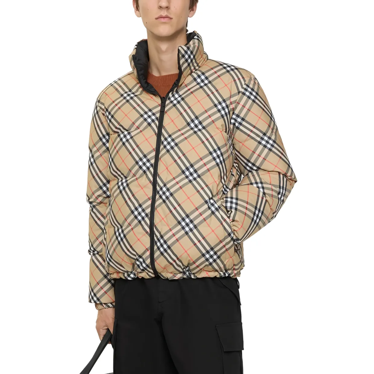 Reversible Check Snowdon Puffer Jacket