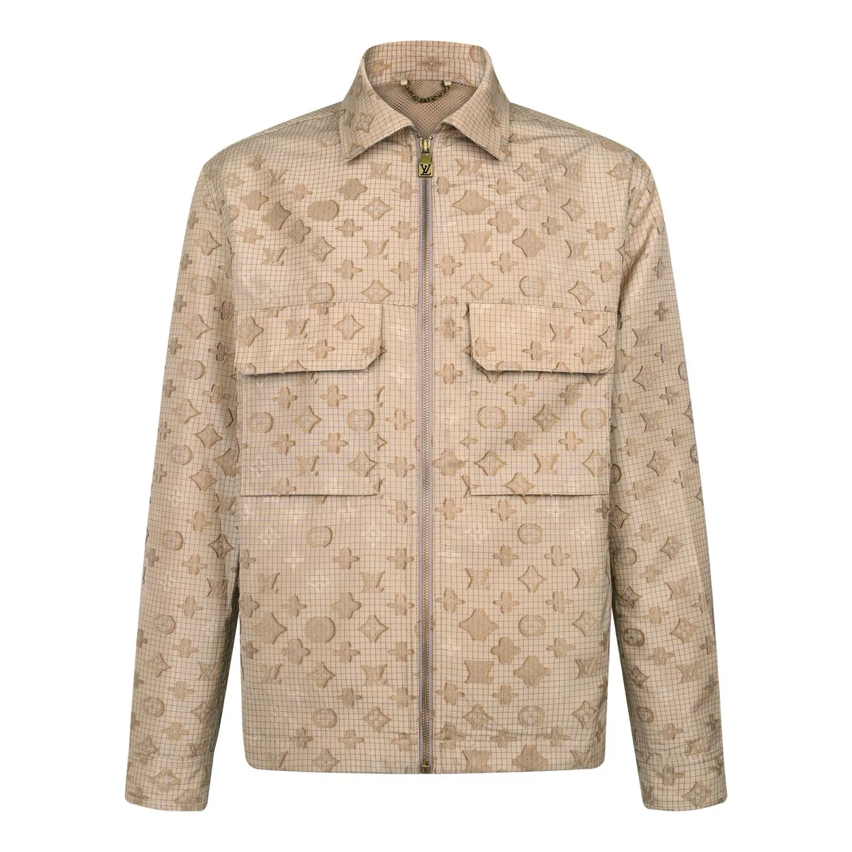 LV Monogram Ripstop Zippered Overshirt